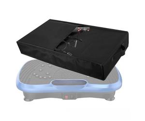 KiraKira Cubierta antipolvo impermeable para plataforma vibratoria, funda protectora de tela Oxford con asa, se adapta a máquinas de 58 x 38 x 12 cm, color negro