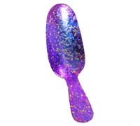 KiraKira Cuchara de té de titanio puro, juegos de té de diseño elegante, agitador ligero fácil de limpiar, azúcar y condimentos, 9,2 x 3 cm (5 g, morado)