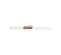 KiraKira Fibra de vidrio Digital Transportador 200mm Ángulo Regla Pantalla LCD Carpintería (rojo y blanco)
