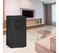 KiraKira Funda de CA portátil impermeable para SereneLife, protector de tela Oxford 420D negro con bolsillo lateral y cordón, se adapta a unidades de 54 x 46 x 82 cm