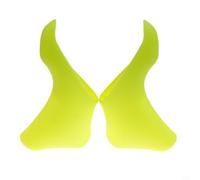 KiraKira Fundas de palanca de freno de bicicleta compatibles con ST-5600/5601/6600, para capó de cambio de silicona suave, agarre cómodo y ciclismo para todo tipo de clima (amarillo)