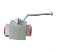 KiraKira G1" 2 vías acero de carbono manual 31.5MPa de alta presión de la vávula de bola de la manera que cierran los usos industriales del aceite industrial