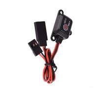 KiraKira Interruptor de alimentación RC de 10 A 1/10 1/8 para modelos de escala, controlador electrónico de encendido/apagado de 4-12 V con 6.2 V para Lipo de bajo voltaje para protección