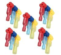 KiraKira Kit de 60 conectores de cable T-Tap con pala macho, terminales de empalme rápido aislados 22-10 AWG, fácil grifo eléctrico automotriz para motocicleta uso doméstico