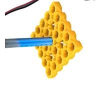 KiraKira Kit de generador de turbina eólica de 5 aspas, proyecto de ciencia STEM DIY con demostración LED, modelo de energía renovable de 80 mm para aprendizaje escolar