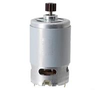 KiraKira Motor de engranajes CC 12 dientes 18 V para Bosch para GSR1800 LI Taladro inalámbrico Pieza de repuesto 1607022587 Carcasa de metal, destornillador eléctrico inalámbrico