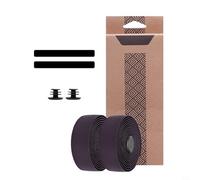 KiraKira Road para manillar de bicicleta Cinta de 2150 mm PU EVA antideslizante absorción de golpes con extremos de barra ciclismo morado oscuro (morado oscuro)