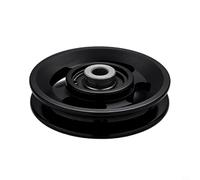 KiraKira Rueda de polea de aluminio mecanizado CNC 85-114mm Silencioso 6202RS Rodamiento Cable Máquina Equipo de fitness para rojo (88 mm negro)
