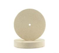 KiraKira Rueda de pulido de lana gruesa fina de 250 mm, para disco de pulido de fieltro plano, metal, madera, plástico, 10 pulgadas para herramientas de rueda de molienda suave (pelo grueso)