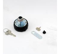 KiraKira Secure - Cerradura de gabinete de aleación de zinc de 4 dígitos con llave maestra, cerradura de contraseña reajustable, cajón de buzón, 5,8 cm de diámetro