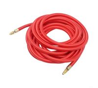 KiraKira Superflex CK57Y03RSF - Cable de alimentación TIG para antorcha de 7,6 m, manguera de silicona resistente a la abrasión CK9 y CK17 refrigerada por aire, color rojo