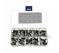 KiraKira Surtido de transistores de 10 valores, caja de kit PNP NPN 200PCS