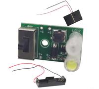 KiraKira Tablero de control de luz solar verde de 1.2 V con panel de 2 V y caja de luces de pared de tarro de cadena festiva DIY