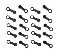 KiraKira Tapón de rosca para purga de freno con protector, protector de polvo negro M6 M8 M10 grasa Zerk en coche para motocicleta, fácil instalación, paquete de 20