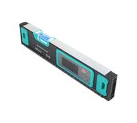 KiraKira Transportador digital magnético de 20 cm y 30 cm, regla de nivel LCD con pantalla abatible automática, medidor de inclinación de alta precisión, proyectos de bricolaje
