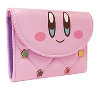 Kirby Dream Land Habilidad Estrellas de Metal Cartera Tri-Fold Bolsillo para Monedas & Tarjetero, Rosa