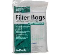 Kirby Filtros 204814 Micron Magic HEPA Filter Plus Bags, Polipropileno, Blanco, 6