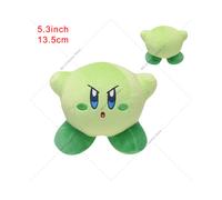 (Kirby verde) Peluche de Kirby de Game Star, 5 pulgadas, Kawaii, rosa, Kirby, gris, Kirby fantasma,