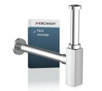 Kirchhoff 98803740 - Diseño flaschensiphon angular, 11/4 pulgadas x 32 mm, cromado,