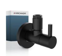 Kirchhoff Angular Universal con liberación rápida, válvula de Control de ángulo para tuberías de Agua fría y Caliente, 98166120, Negro