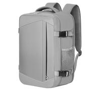 KIRFEIHT Mochila Viaje Cabina Avion 40x20x25 20L para Ryanair - Ordenador Portátil 14 Pulgadas Maletas de Cabina Pequeña Equipaje de Mano para Negocios y Ocio (Gris)