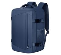 KIRFEIHT Mochila Viaje Cabina Avion 40x20x25 20L para Ryanair - Ordenador Portátil 14 Pulgadas Maletas de Cabina Pequeña 20L Equipaje de Mano para Negocios y Ocio (Azul)