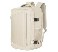KIRFEIHT Mochila Viaje Cabina Avion 40x20x25 20L para Ryanair - Ordenador Portátil 14 Pulgadas Maletas de Cabina Pequeña Equipaje de Mano para Negocios y Ocio(Beige)