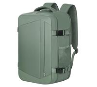 KIRFEIHT Mochila Viaje Cabina Avion 40x20x25 20L para Ryanair - Ordenador Portátil 14 Pulgadas Maletas de Cabina Pequeña Equipaje de Mano para Negocios y Ocio (Negro)