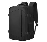 KIRFEIHT Mochila Viaje Cabina Avion 40x20x25 para Ryanair - Ordenador Portátil 14 Pulgadas Maletas de Cabina Pequeña 20L Equipaje de Mano para Negocios y Ocio (Negro)