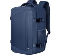 KIRFEIHT Mochila Viaje Cabina Avion 40x30x20 24L para Ryanair - Ordenador Portátil 14 Pulgadas Maletas de Cabina Pequeña Equipaje de Mano para Negocios y Ocio (Azul)