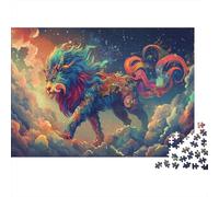 Kirin Puzzle Imposible,desafío para Adultos Sea of Clouds Entretenimiento Creativo 1000 Piezas Obra De Arte De Juego De para Adultos Y Niños A Partir De 12 Años 1000pcs (75x50cm)