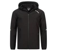Kirkjubøur® Hestur Chaqueta Softshell para Hombre 10.000 mm Columna de Agua con Capucha y Forro Polar, Transpirable e Hidrófuga con Cuello Alto, Exterior, XXL
