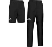Kirkjubøur Zip-Off Hombre 2-in-1 Trekking Pantalón para Senderismo Corto Largo /