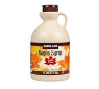 Kirkland - Jarabe de arce, 100 % puro y natural, grado A, sabor fuerte, 1 l