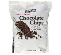 Kirkland Kirkland chips de chocolate semidulce 2.04kg 51% de cacao sabor a vainilla realista