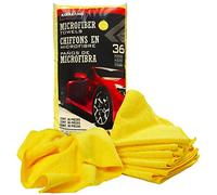 KIRKLAND Signature 713160 Toallas de Microfibra Ultra afelpadas, Paquete de 36, Amarillo, 16 Pulgadas de Alto x 16 Pulgadas de Ancho