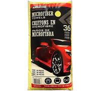 KIRKLAND Signature 713160 Toallas de Microfibra Ultra afelpadas, Paquete de 36, Amarillo, 16 Pulgadas de Alto x 16 Pulgadas de Ancho