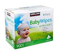 Kirkland Signature, 900 toallitas de bebé sin fragancia, ultra suaves y con fórmula mejorada