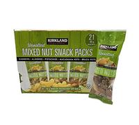 Kirkland sin sal mezcla nueces 1 caja (21 paquetes - 45 g)