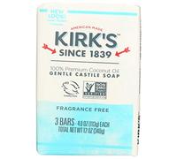 Kirks Coco Castile - Jabón, sin fragancia, 113,4 g