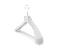 Kiroplast 12 Perchas de terciopelo blanco para colgar pantalones chaqueta hombros anchos abrigos chaquetas perchas terciopelo flocado abrigos perchas novia Atelier vestidos