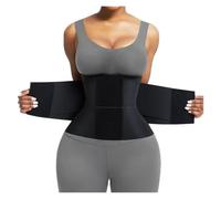 Kirposh Floralshe Fajas, Belt Waist Cincher Ab Belt Tummy Control Body Shaper, Tummy Control Belt(Black,M)