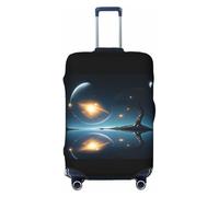 Kirrowe Moonlight In Dreams - Funda protectora antiarañazos, para equipaje de 18 a 32 pulgadas, Negro -, XL