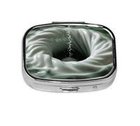 KIRROWE Organizador de pastillas, compacto, elegante y hermoso, ligero y fácil de llevar, muy adecuado para viajes y uso diario, patrón de lágrima