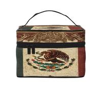 KIRROWE The Old Elephant - Bolsa de maquillaje de viaje para mujer, estuche de cosméticos portátil, organizador de gran capacidad, todos tus artículos esenciales de belleza, Negro -, Talla única