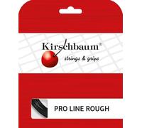 Kirschbaum K1PLR120 - Cordón de Tenis Unisex para Adultos, Color Negro, 1,2 mm