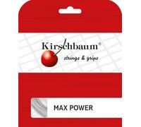 Kirschbaum Potencia máxima MAX Power-Juego de Cuerdas (1,2 mm), Color Negro, Unisex, 1.2 mm