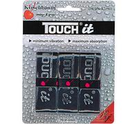 Kirschbaum Overgrip Touch It 3er - Mango de Raqueta de Tenis, Color Negro, Talla Standard