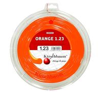 Kirschbaum Super Smash-Carrete de Cuerda, Color Naranja, 1,23 mm, Unisex, 1.23 mm