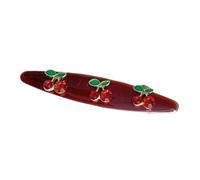 Kirschen Horquillas Horquilla Horquilla Linda Horquilla Coleta Clip Cristal Pinza Cerezas Para Mujeres
